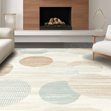 Rustic Chic Round Flourish(Beige)