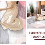 Feminine Chic Shag Style(Pink)