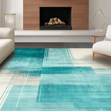 Dynamic Aqua and Ivory Fusion Style(Blue)