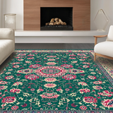 Rich Emerald Rustic Charm Motif(Green)