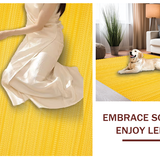 Ultra Soft Area Rug, Non Slip, Stain Resistant, Washable Area Rugs for Living Room, Bedroom, Vibrant Shaggy Textured Delight(Yellow)