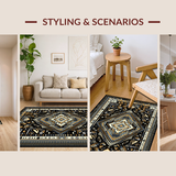 Vibrant Cultural Medallion Style(Black)