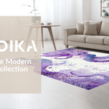 Ultra Soft Area Rug, Non Slip, Stain Resistant, Washable Area Rugs for Living Room, Bedroom, Octopus Tentacles Rug: Watercolor Octopus Pattern, Unique Floor Mat(Purple)