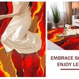 Dynamic Volcano Inspired Artwork(Red)