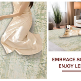 Artistic Light Toned Floral Fusion(Ivory)