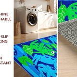 Cute Frog Graphic Decor Style(Blue)