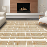 Cozy Striped Symmetrical Arrangement(Beige)