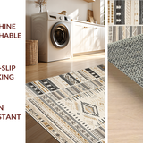 Ultra Soft Area Rug, Non Slip, Stain Resistant, Washable Area Rugs for Living Room, Bedroom, Soft Neutral Chunky Weave(Beige)