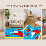 Colorful Alphabetic Interactive Canvas(Blue)