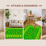 Contemporary Clover Geometric Style(Green)