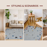 Grey Whimsical Letter(Gray)