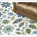 Ultra Soft Area Rug, Non Slip, Stain Resistant, Washable Area Rugs for Living Room, Bedroom, Eclectic Pastel Living Room Washable Area Rug(Blue)