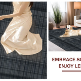 Artistic Fuzzy Black Round Charm(Black)