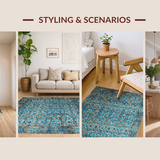 Whimsical Colorful Tiled(Blue)