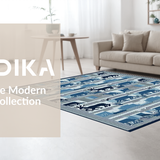 Elegant Nature Themed Textile(Blue)