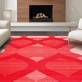Vibrant Cozy Heart Shaped Accent(Red)