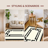 Sophisticated Classic Greek Key Motif(Beige)