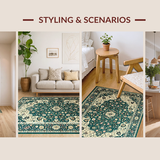 Whimsical Colorful Medallion Accent(Green)