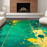 Elegant Distressed Artwork Influence(Green)