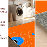 Ultra Soft Area Rug, Non Slip, Stain Resistant, Washable Area Rugs for Living Room, Bedroom, Energetic Field Layout Decor(Orange)