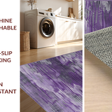 Ultra Soft Area Rug, Non Slip, Stain Resistant, Washable Area Rugs for Living Room, Bedroom, Chic Abstract Colorful Fusion(Purple)