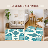 Bold Ocean Life Design Statement(Blue)