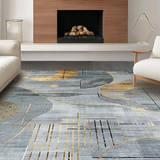 Chic Geometric Layered Effect(Gray)