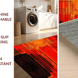 Dynamic Lava Thematic Artwork(Red)