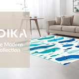 Lively Aqua & White Contrast(Blue)