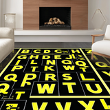 Playful Monochrome Alphabet Aesthetic(Yellow)