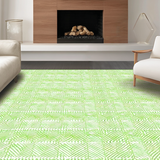 Stylish Rustic Plush Look(Green)