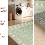 Sage Elegance with Geometric Accents(Green)