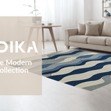 Luxe Navy Scallop Visual Appeal(Beige)