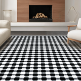 Chic Geometric Monochrome Design(Black)