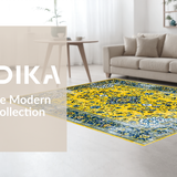 Bright Earthy Geometric Fusion(Yellow)