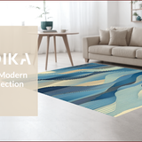 Luxurious Wavy Line Artistry(Beige)