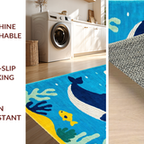 Dynamic Marine Life Educational Design(Blue)