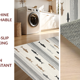 Chic Textured Coastal Scene Design(Gray)