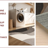 Ultra Soft Area Rug, Non Slip, Stain Resistant, Washable Area Rugs for Living Room, Bedroom, Sophisticated Neutral Abstract Aesthetic(Beige)