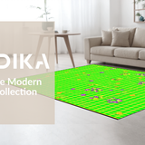 Eclectic Easter Rabbit Patterned Decor(Green)