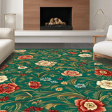 Timeless Classic Floral Symmetry(Green)
