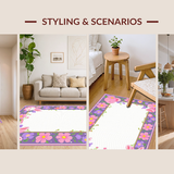 Playful Pastel Garden Motif(Pink)