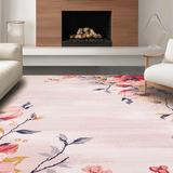 Elegant Round Botanical Design(Pink)