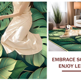 Vibrant Nature Inspired Floor Art(Green)