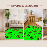 Luxurious Brown and Green Harmony(Green)