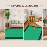 Inviting Layered Plaid Appeal(Green)