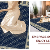 Rustic Beige Tiled Arrangement(Blue)