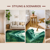 Charming Woodland Watercolor Art(Green)