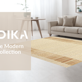 Ultra Soft Area Rug, Non Slip, Stain Resistant, Washable Area Rugs for Living Room, Bedroom, Stylish Cozy Layered Texture(Beige)