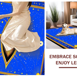 Elegant Gold Geometric Entrance(Blue)